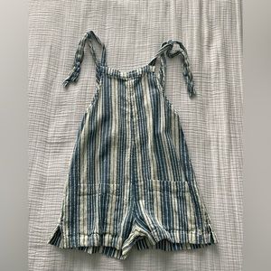 Small blue and white striped romper from Ripcul